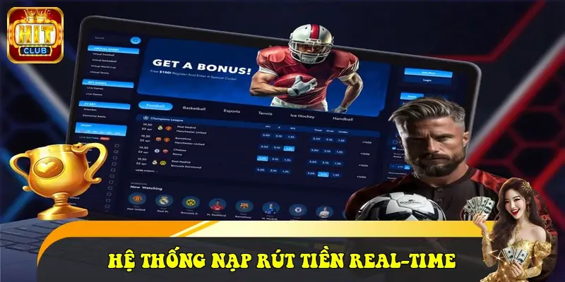 Hệ thống nạp rút tiền Real-time